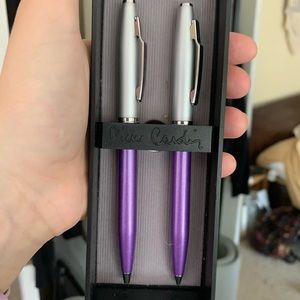 Pierre Cardin identity pen set New - purple